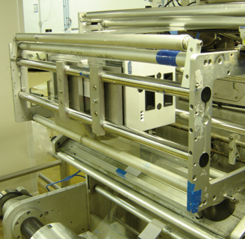 Codeur transfert thermique sur filmeuse.