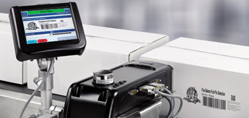 Imprimante Linx sur ligne de production