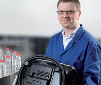 Imprimante Linx sur ligne de production