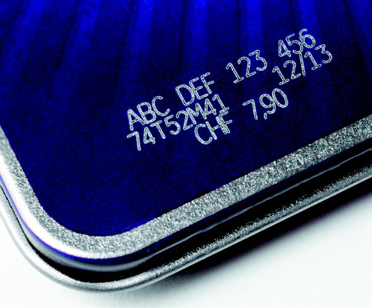 marquage laser sur aluminium revtu